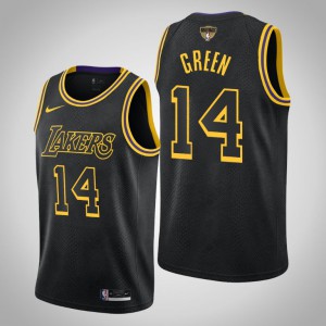 Danny Green Los Angeles Lakers Kobe Tribute City Men's #14 2020 NBA Finals Bound Jersey - Black 532625-387