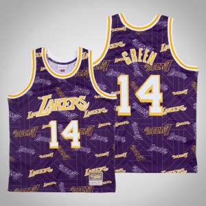 Danny Green Los Angeles Lakers Men's #14 Tear Up Pack Jersey - Purple 450206-201