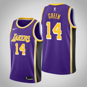 Danny Green Los Angeles Lakers Men's #14 Statement Jersey - Purple 141969-931
