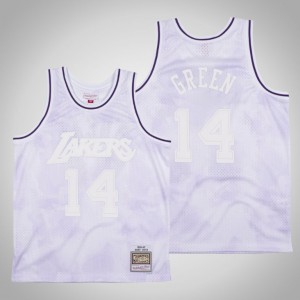 Danny Green Los Angeles Lakers 1996-97 Men's #14 Cloudy Skies Jersey - White 448083-262