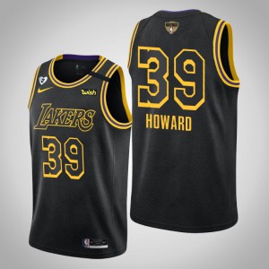Dwight Howard Los Angeles Lakers Honor Kobe and Gianna Men's #39 2020 NBA Finals Bound Jersey - Black 248013-780