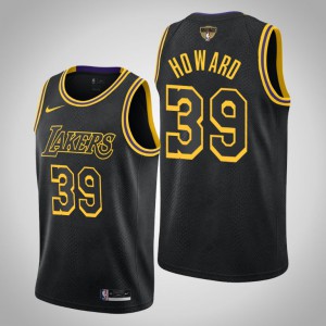 Dwight Howard Los Angeles Lakers Kobe Tribute City Men's #39 2020 NBA Finals Bound Jersey - Black 411658-552