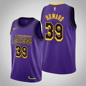Dwight Howard Los Angeles Lakers Men's #39 City Jersey - Purple 747602-664