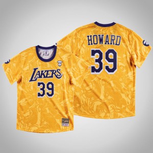 Dwight Howard Los Angeles Lakers Swingman Classic Men's #39 AAPE x Mitchell Ness Jersey - Gold 145817-200