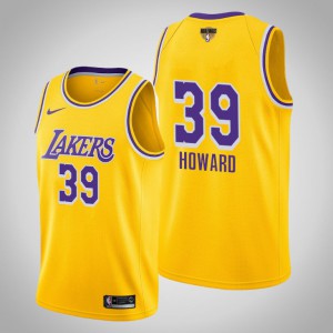Dwight Howard Los Angeles Lakers Social Justice Icon Men's #39 2020 NBA Finals Bound Jersey - Yellow 744643-399