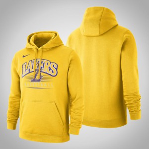 Los Angeles Lakers Pullover Men's Team Crest Logo Hoodie - Gold 176531-334