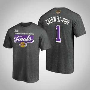 Kentavious Caldwell-Pope Los Angeles Lakers Locker Room Men's #1 2020 NBA Finals Bound T-Shirt - Heather Charcoal 435040-972