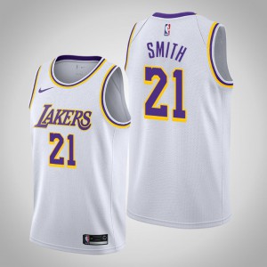 J.R. Smith Los Angeles Lakers 2019-20 Men's Association Jersey - White 418744-326