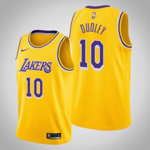 Jared Dudley Los Angeles Lakers Men's #10 Icon Jersey - Gold 171222-357