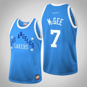 JaVale McGee Los Angeles Lakers Team Heritage Men's #7 Hardwood Classics Jersey - Blue 932835-996
