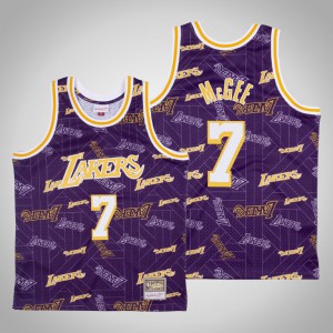 JaVale McGee Los Angeles Lakers Men's #7 Tear Up Pack Jersey - Purple 541305-706