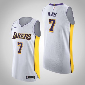 JaVale McGee Los Angeles Lakers Authentic Men's #7 Association Jersey - White 517948-292