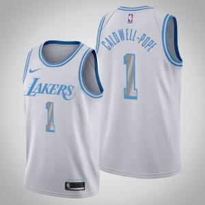 Kentavious Caldwell-Pope Los Angeles Lakers 2020-21 Men's #1 City Jersey - Silver 483874-381