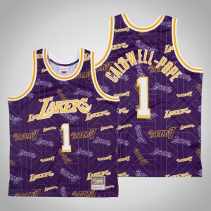 Kentavious Caldwell-Pope Los Angeles Lakers Men's #1 Tear Up Pack Jersey - Purple 513601-939