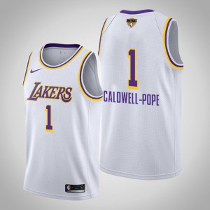 Kentavious Caldwell-Pope Los Angeles Lakers Social Justice Association Men's #1 2020 NBA Finals Bound Jersey - White 724880-873