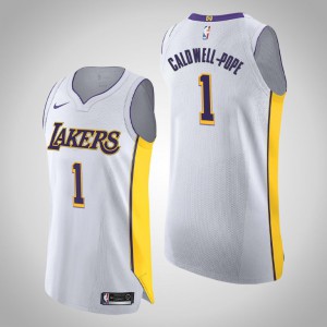 Kentavious Caldwell-Pope Los Angeles Lakers Authentic Men's #1 Association Jersey - White 283810-221