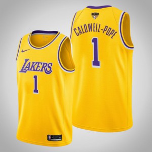 Kentavious Caldwell-Pope Los Angeles Lakers Icon Men's #1 2020 NBA Finals Bound Jersey - Yellow 132674-458