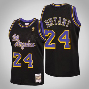 Kobe Bryant Los Angeles Lakers Hardwood Classics Men's #24 Reload Jersey - Black 680489-625
