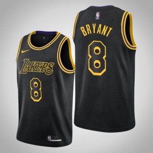 Kobe Bryant Los Angeles Lakers Edition Kobe Tribute Men's #8 Lakers Mamba Edition Jersey - Black 158511-442
