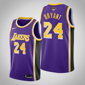 Kobe Bryant Los Angeles Lakers Statement Men's #24 2020 NBA Finals Bound Jersey - Purple 313649-826