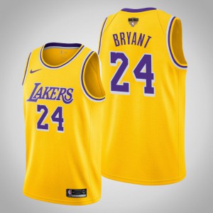 Kobe Bryant Los Angeles Lakers Icon Men's #24 2020 NBA Finals Bound Jersey - Yellow 848492-832