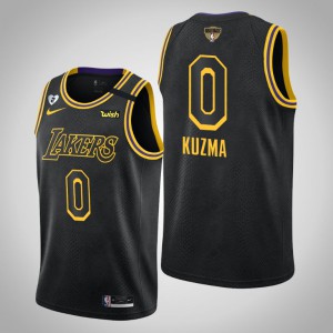 Kyle Kuzma Los Angeles Lakers Honor Kobe and Gianna Men's #0 2020 NBA Finals Bound Jersey - Black 719571-586