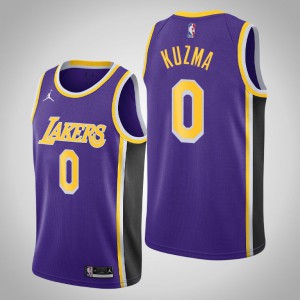 Kyle Kuzma Los Angeles Lakers 2020-21 Men's #0 Statement Jersey - Purple 905053-262