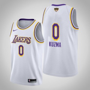 Kyle Kuzma Los Angeles Lakers Social Justice Association Men's #0 2020 NBA Finals Bound Jersey - White 268546-821