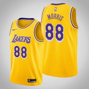 Markieff Morris Los Angeles Lakers 2019-20 Men's #88 Icon Jersey - Gold 157667-300