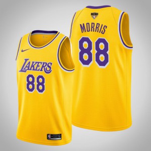 Markieff Morris Los Angeles Lakers Icon Men's #88 2020 NBA Finals Bound Jersey - Yellow 341537-431