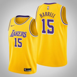 Montrezl Harrell Los Angeles Lakers 2020-21 Men's #15 Icon Jersey - Yellow 347466-773