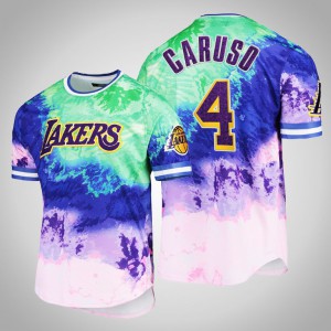 Alex Caruso Los Angeles Lakers Pro Standard Men's #4 Dip-Dye T-Shirt - Purple 806363-120