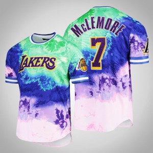 Ben McLemore Los Angeles Lakers Pro Standard Men's #7 Dip-Dye T-Shirt - Purple 414807-203