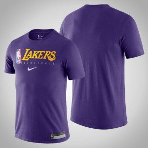 Los Angeles Lakers Practice Performance Men's Essential T-Shirt - Purple 215061-691