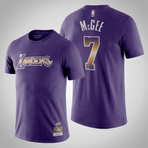 JaVale McGee Los Angeles Lakers Men's #7 Airbrush T-Shirt - Purple 669983-264