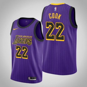 Quinn Cook Los Angeles Lakers Men's #22 City Jersey - Purple 476151-788