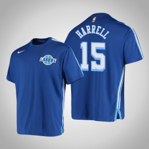 Montrezl Harrell Los Angeles Lakers Performance Shooting Men's #15 Hardwood Classics T-Shirt - Royal 626115-371
