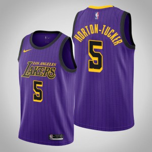 Talen Horton-Tucker Los Angeles Lakers Swingman Edition Men's #5 City Jersey - Purple 309776-969