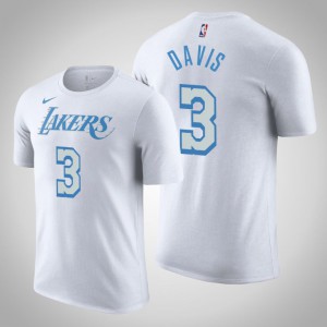 Anthony Davis Los Angeles Lakers 2020-21 Men's #3 City T-Shirt - White 514713-835