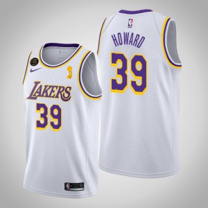 Dwight Howard Los Angeles Lakers Association Men's #39 2020 NBA Finals Champions Jersey - White 460536-582