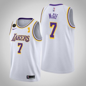JaVale McGee Los Angeles Lakers Association Men's #7 2020 NBA Finals Champions Jersey - White 290927-866