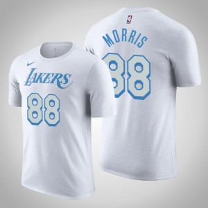 Markieff Morris Los Angeles Lakers 2020-21 Men's #88 City T-Shirt - White 923861-265