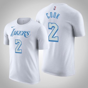 Quinn Cook Los Angeles Lakers 2020-21 Men's #2 City T-Shirt - White 438555-371