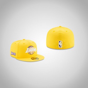 Los Angeles Lakers Alt 59FIFTY Fitted Men's City Hat - Yellow 246583-301