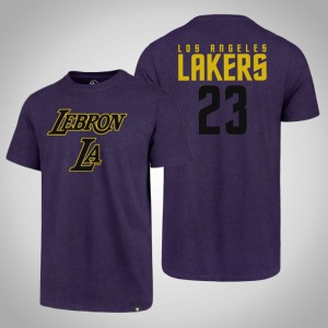LeBron James Los Angeles Lakers Men's #23 Legend T-Shirt - Purple 817896-464