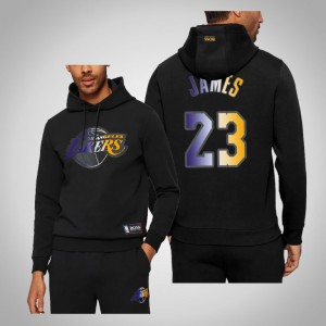 LeBron James Los Angeles Lakers Bounce Pullover Men's #23 NBA x Hugo Boss Hoodie - Black 117213-814