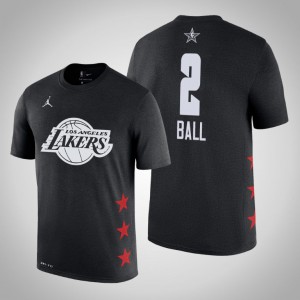 Lonzo Ball Los Angeles Lakers Game Men's #2 2019 All-Star T-Shirt - Black 756177-408