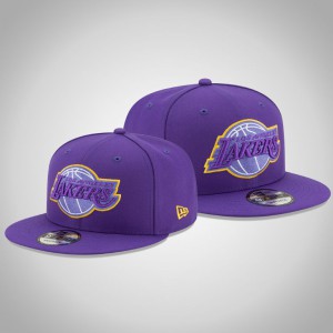 Los Angeles Lakers 9FIFTY Adjustable Snapback Men's Hometown Hat - Purple 639069-558