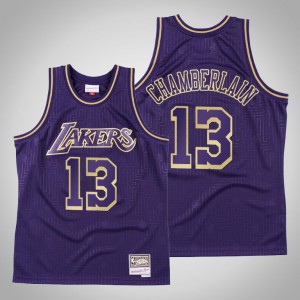 Wilt Chamberlain Los Angeles Lakers Swingman Mitchell & Ness Throwback Men's #13 2020 CNY Jersey - Purple 451801-685