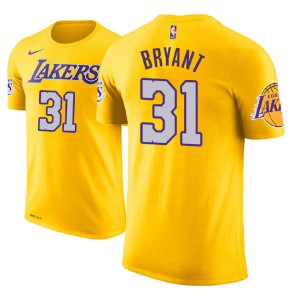Thomas Bryant Los Angeles Lakers Edition Name & Number Player Men's #31 Icon T-Shirt - Gold 629418-431